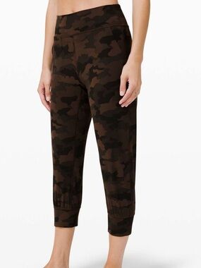 Lululemon Align Jogger Crop *23" Heritage 365 Camo Brown Earth Multi